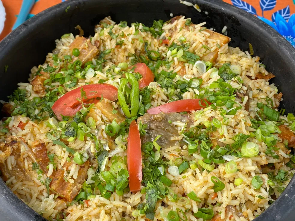 Arroz de Cautilho e Peixe Seco