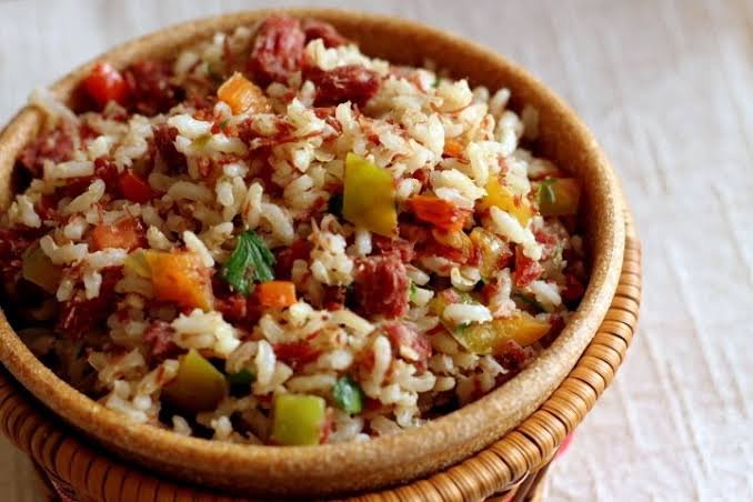 Arroz de Carreteiro Integral com Carne Magra e Ervas