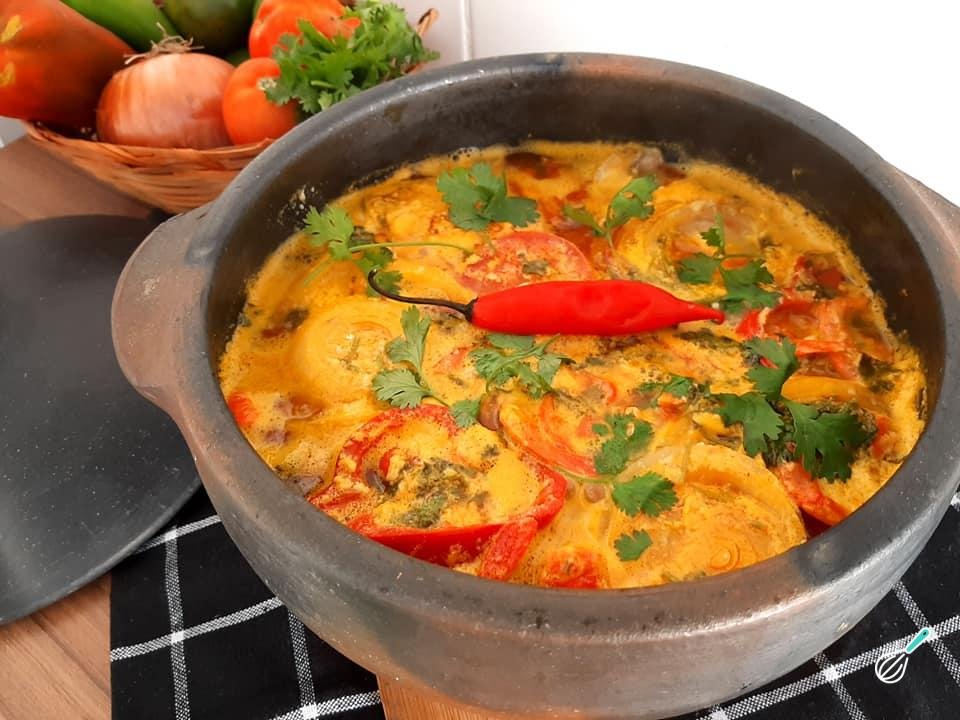 Moqueca Baiana Light de Peixe e Coentro